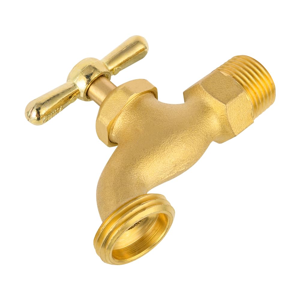 EFIELD Bibcock 2-pack pack image highlighting two valves for versatile outdoor watering