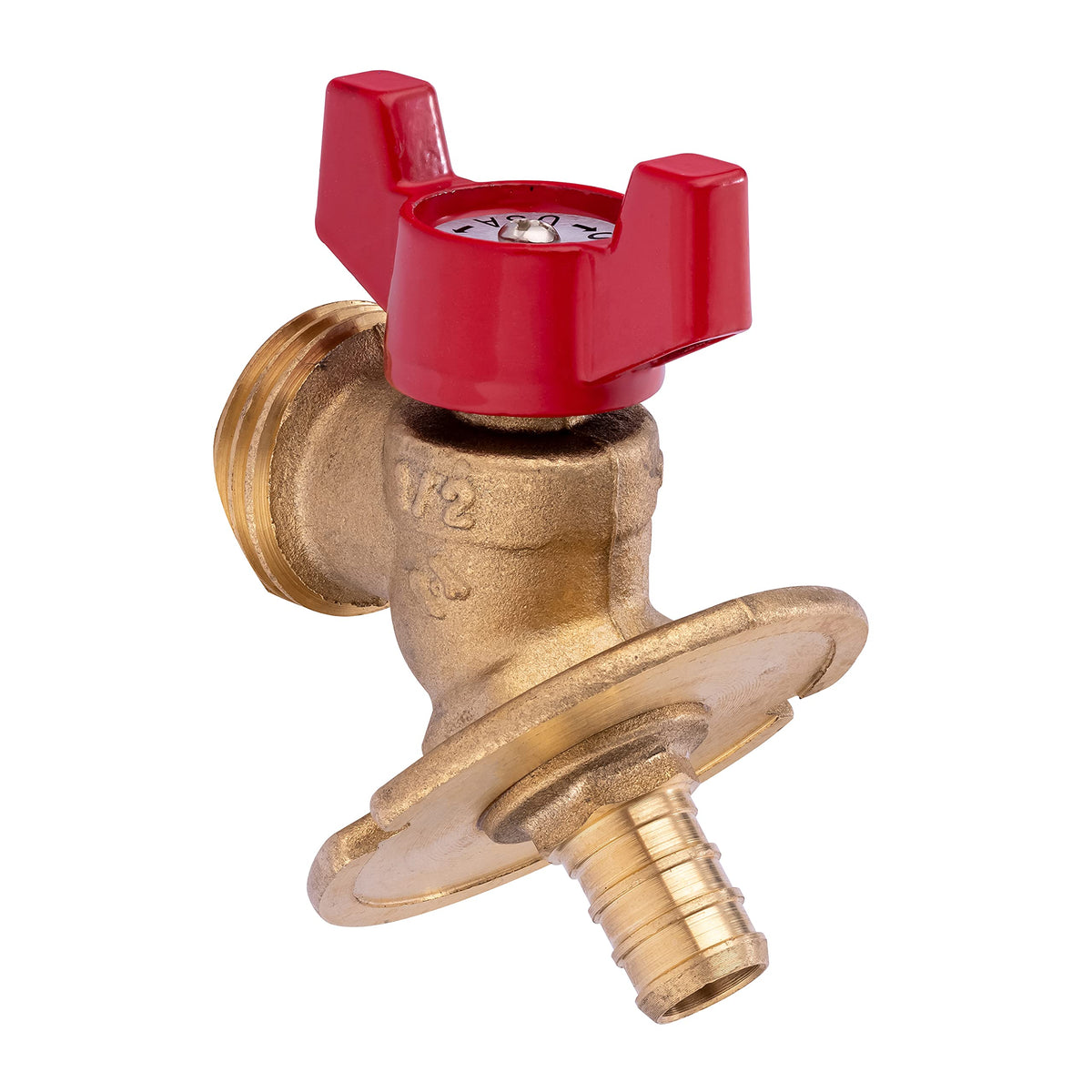 EFIELD 1/4-turn valve close-up enables quick shut-off control