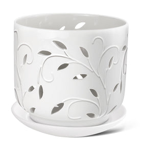 EFISPSS orchid pot with holes 7 inch design promotes airflow for healthy roots