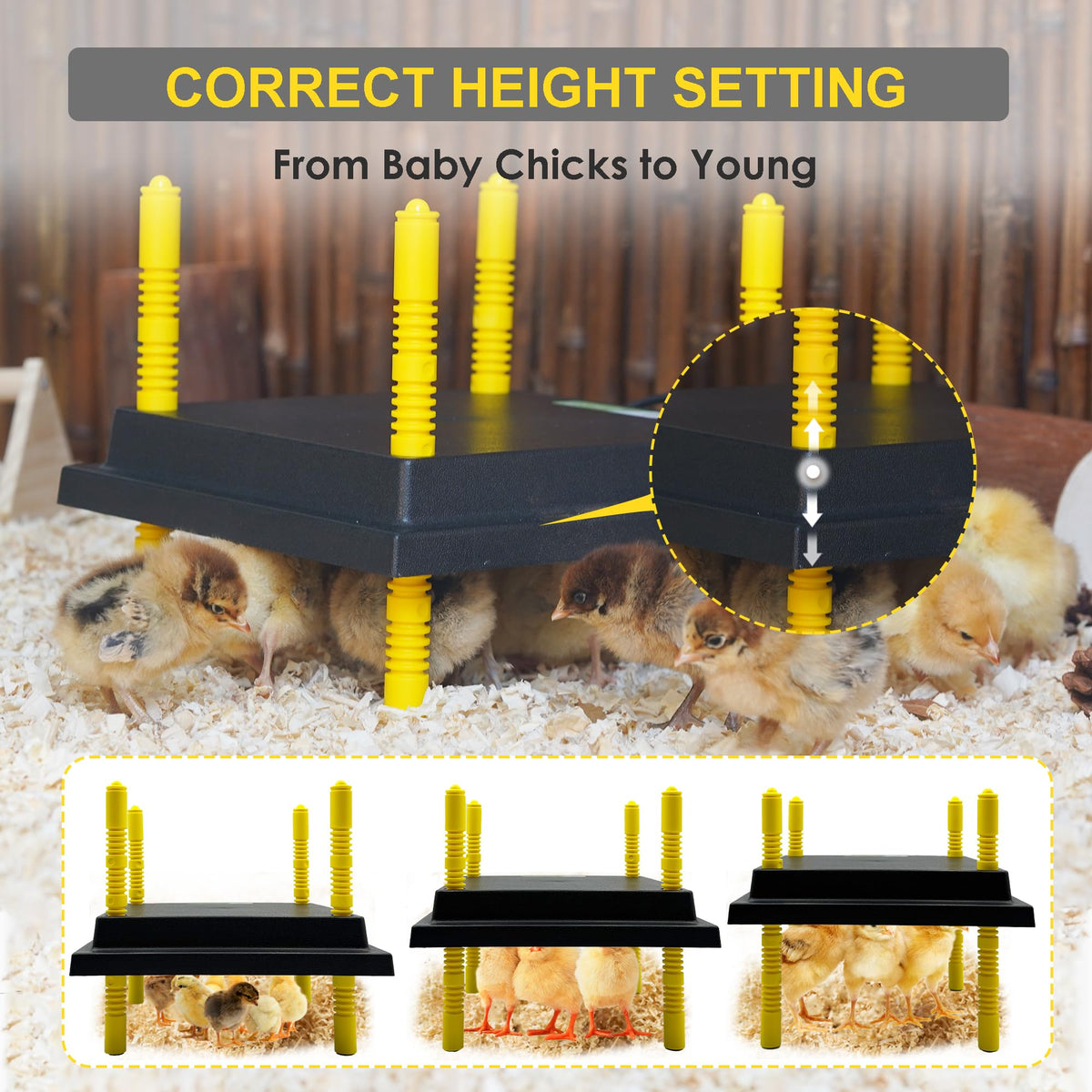 Eggluuz chick brooder plate safety material, flame retardant construction.
