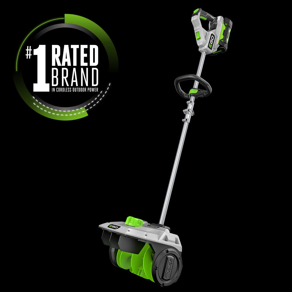 EGO Power+ Snow Shovel throws snow up to 25 feet with 60-degree control