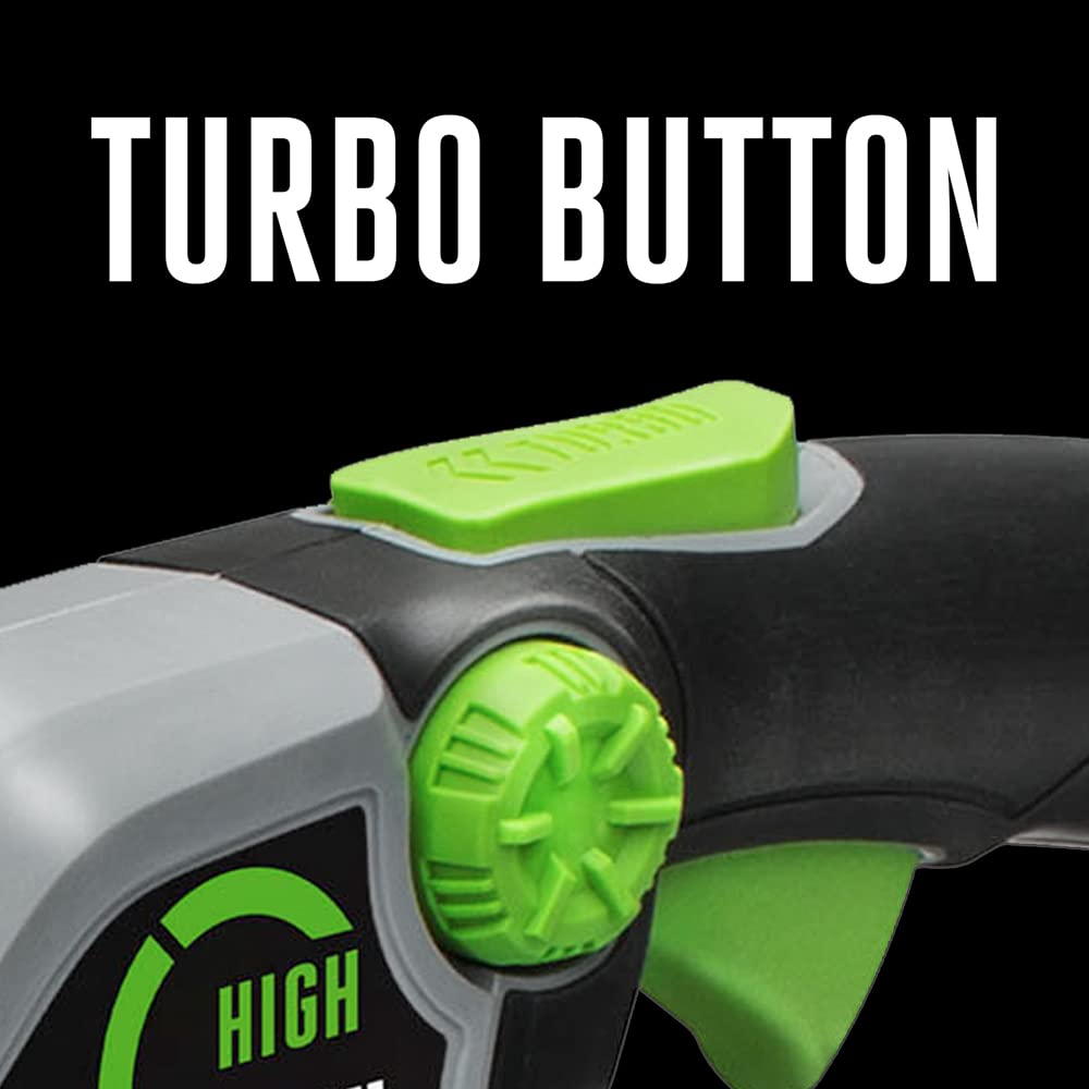 High-efficiency brushless motor offers long runtime with low vibration