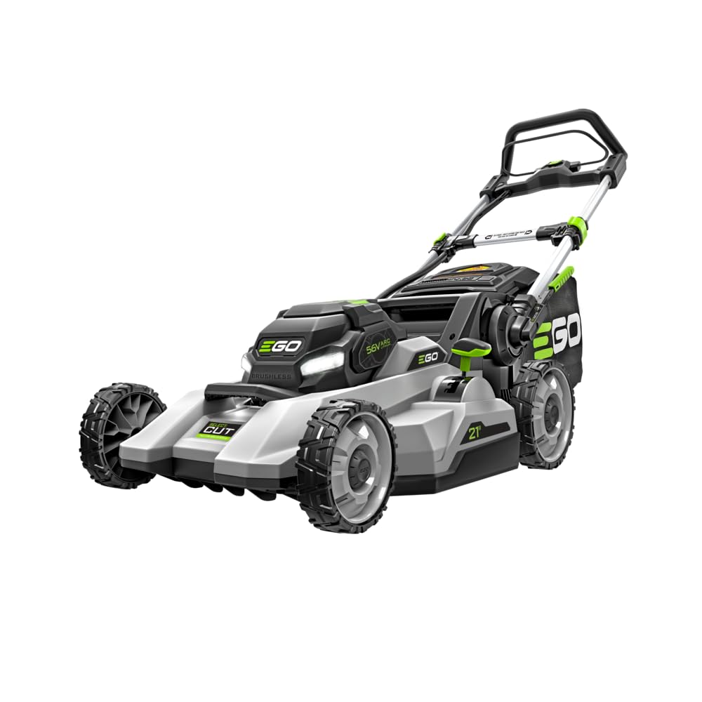 EGO Power+ LM2130 with Select Cut lower blades enables customizable lawn care results.