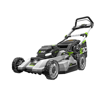 EGO Power+ LM2130 with Select Cut lower blades enables customizable lawn care results.