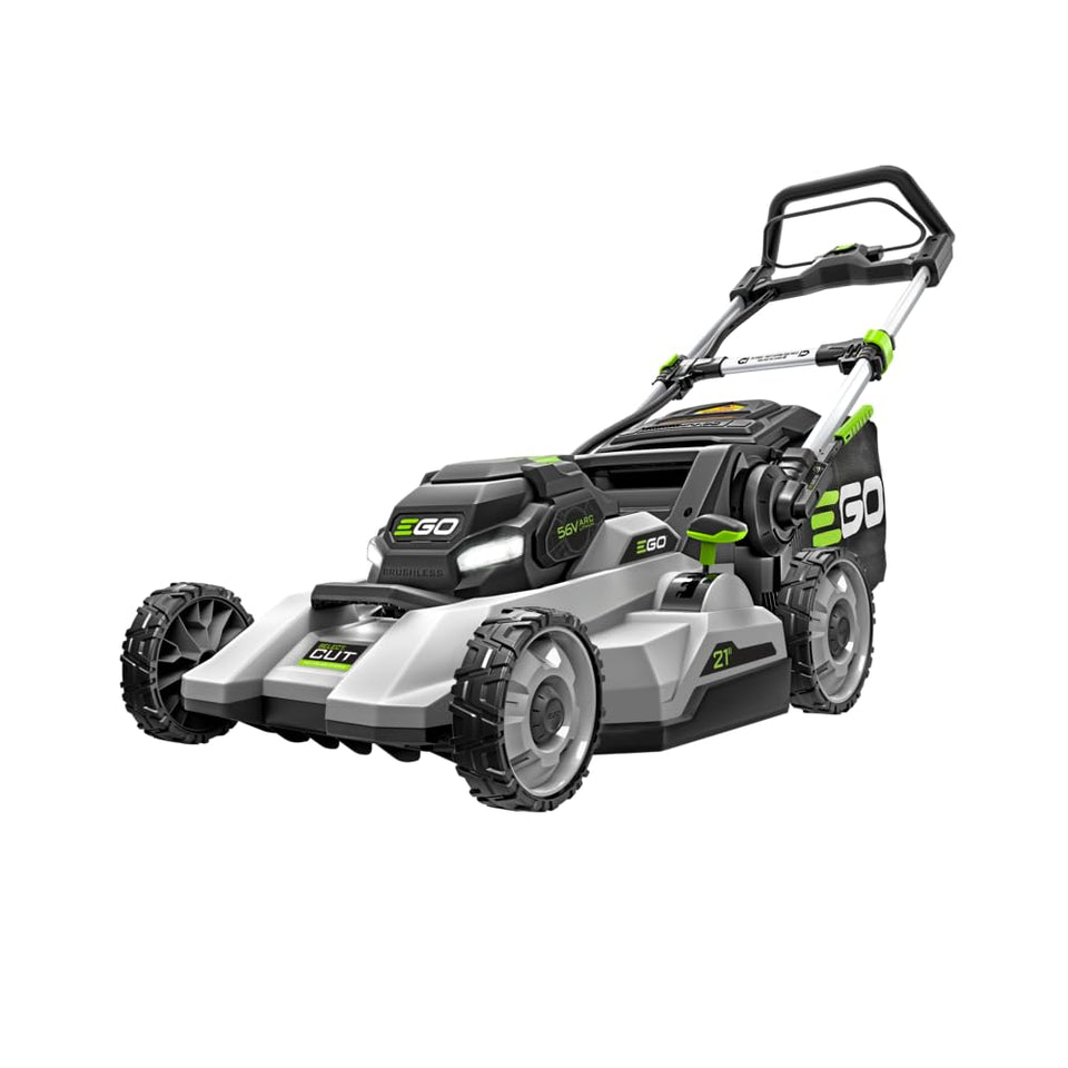 EGO Power+ LM2130 with Select Cut lower blades enables customizable lawn care results.