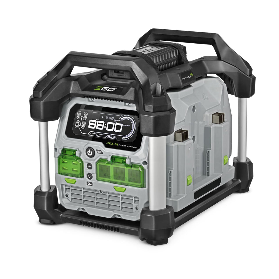 EGO Power+ Nexus Power Station 3000W output powers devices on the go.