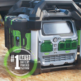 EGO Power+ Nexus Power Station safe for indoor use with quiet operation.