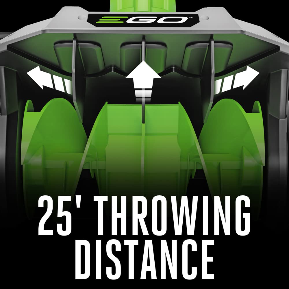 EGO Power+ SSA1200 close-up, 12-inch clearing surface for clean paths.