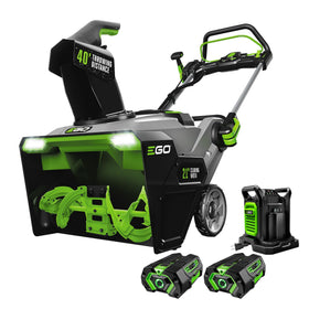 EGO Power+ 21-inch snow blower front view for driveways