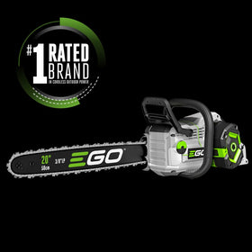 EGO Power+ cordless chain saw cutting large branches