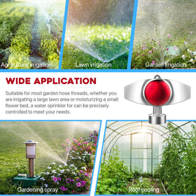 Ehaijia sprinkler assembly: easy setup, no tools required for beginners.