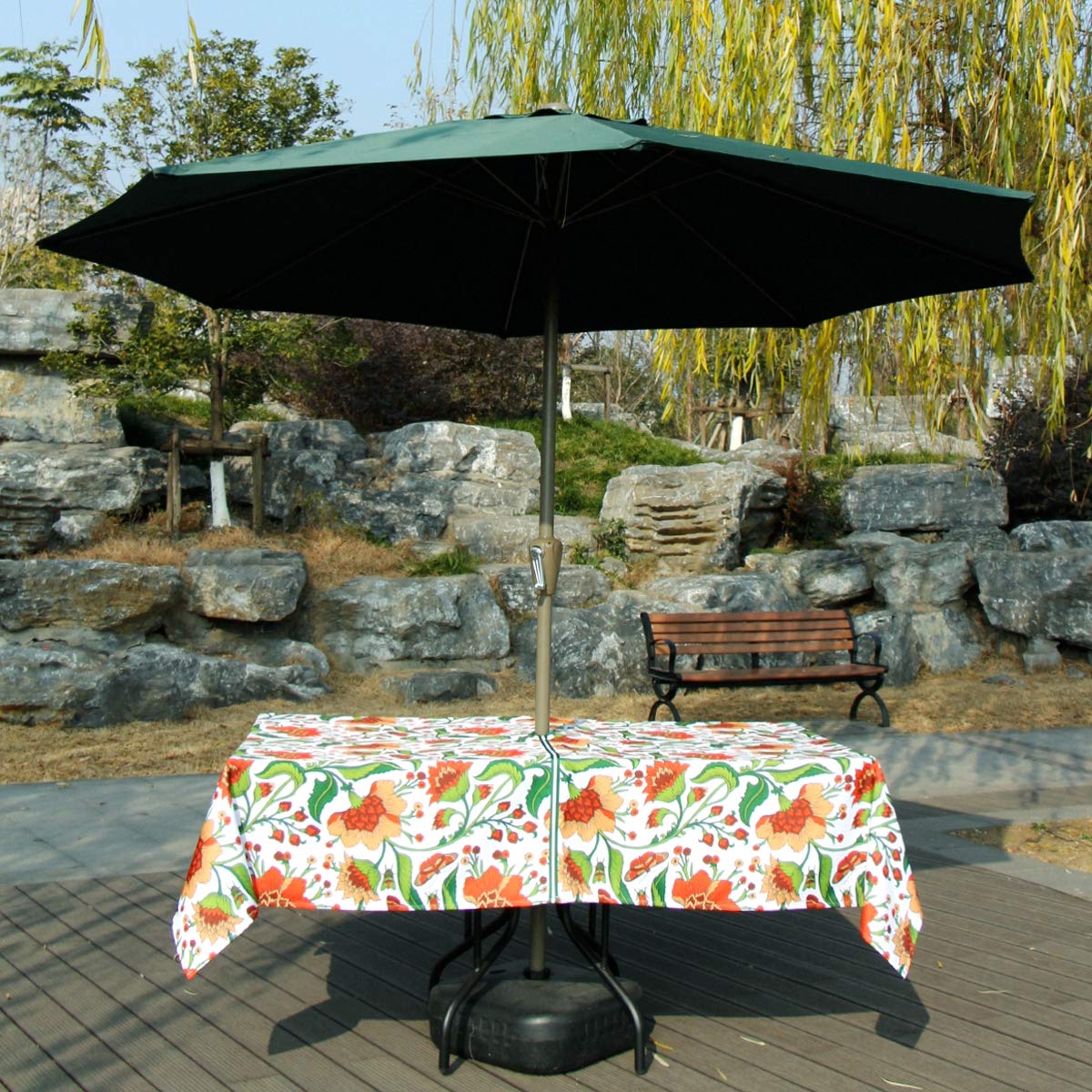 EHouseHome waterproof fabric close-up showing spill resistance and durability.