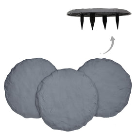 Ei Circular 15.5-inch stepping stone for durable outdoor paths.