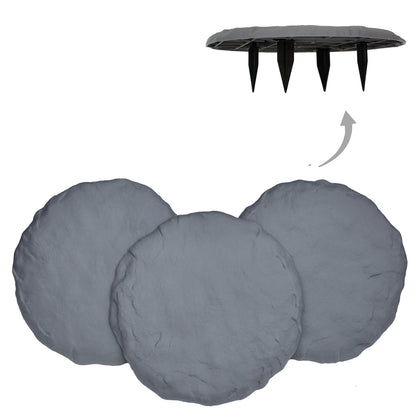 Ei Circular 15.5-inch stepping stone for durable outdoor paths.