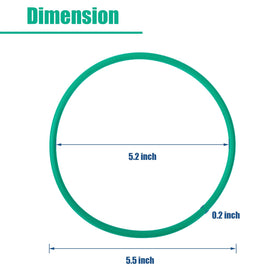 Fluororubber close-up on Eiahonen CLX200K O-Ring for durable sealing.