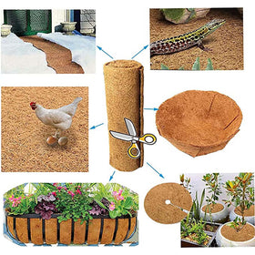 EIMQUVW coconut coir liner cut-to-size for flexible DIY projects