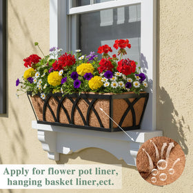 EIMQUVW coconut planter liner promoting root airflow