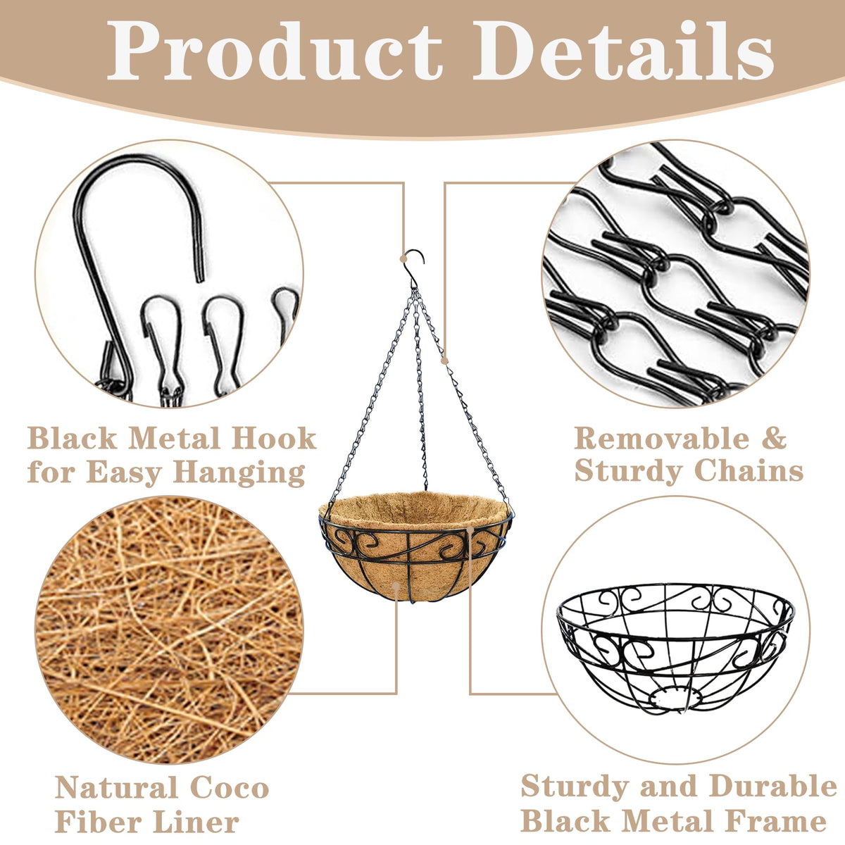 EIMQUVW three chain installation enables stable outdoor hanging display