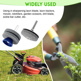 EINDER kit sharpening blades and garden tools efficiently in a workshop setting.