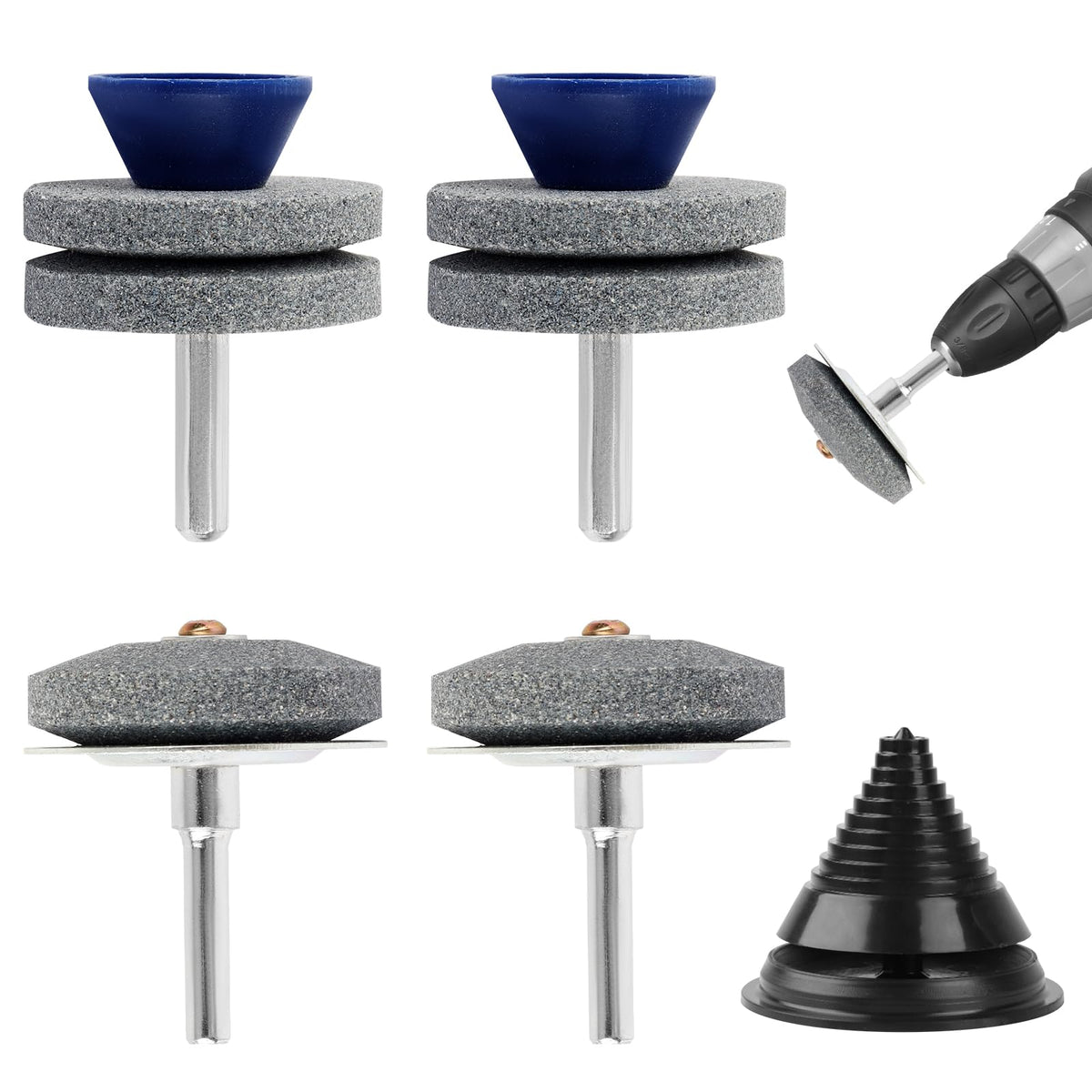 EINDER lawn mower blade sharpener base stainless in action for durable, precise sharpening.