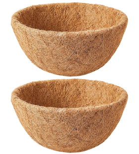 EINYEXW 12-inch coconut liner pack ready for hanging baskets enhances moisture balance