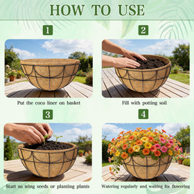 EINYEXW outdoor porch planters add garden decor with practical plant support