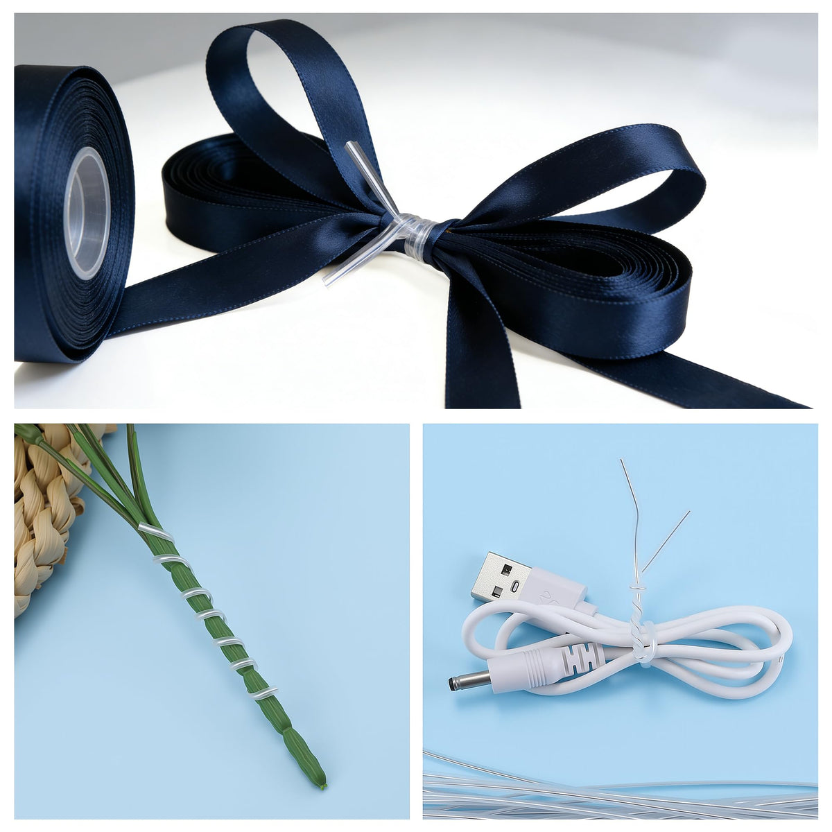 Eiodoni clear twist ties 6in perfect for crafts and cable organization at home.