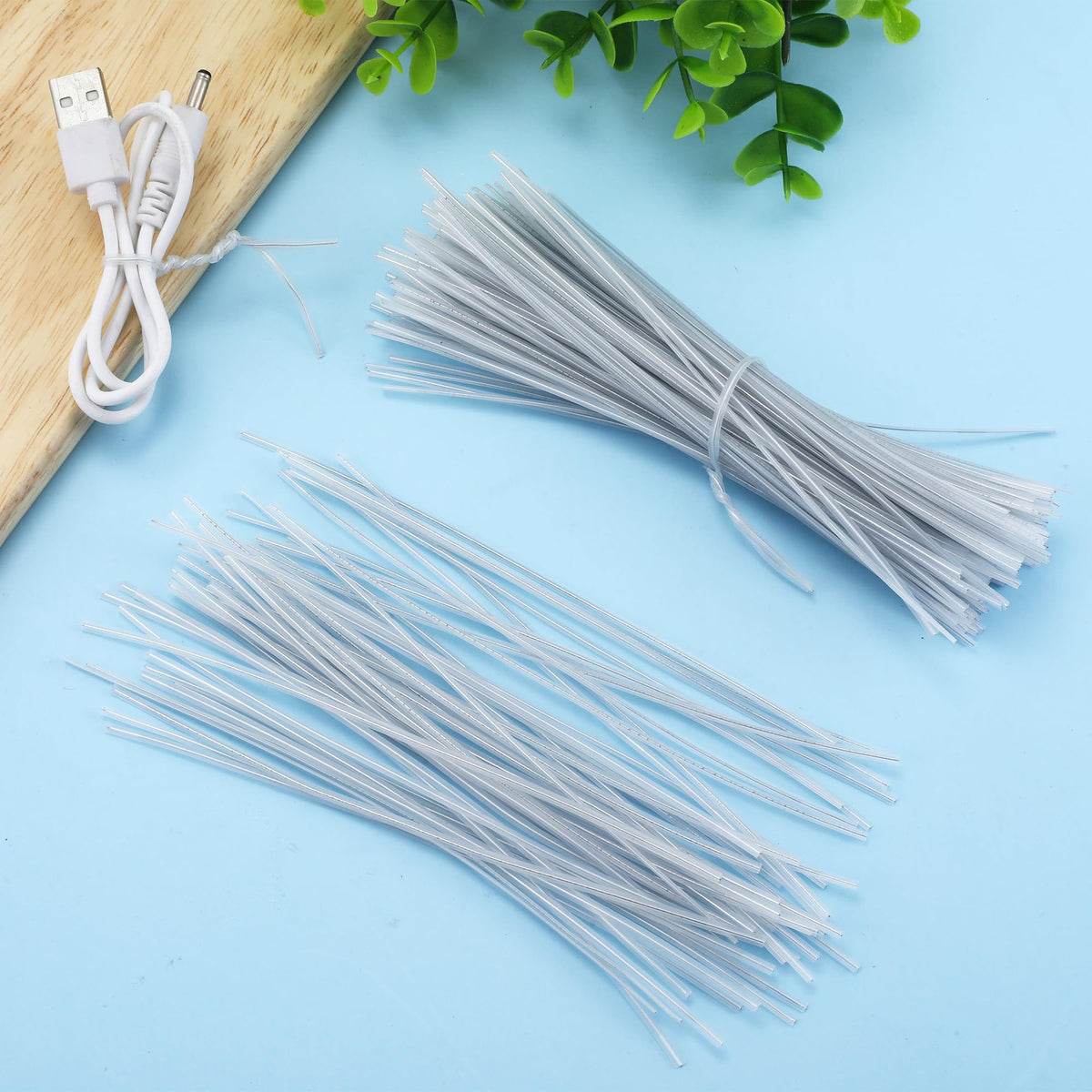 Eiodoni clear twist ties 6in with transparent coating blends with packaging aesthetics.