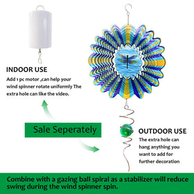 Eiryhope garden decor wind spinner suitable for patios and balconies.