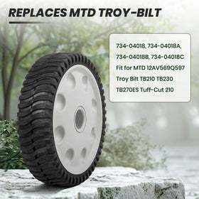 EISENKERN 734-04018 replacement wheel works with Tuff-Cut 210 and similar self-propelled mowers