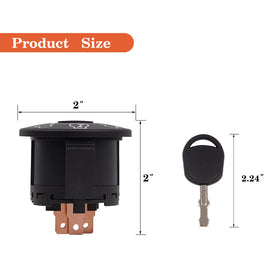 EISENKERN ignition switch back with five terminals for versatile wiring