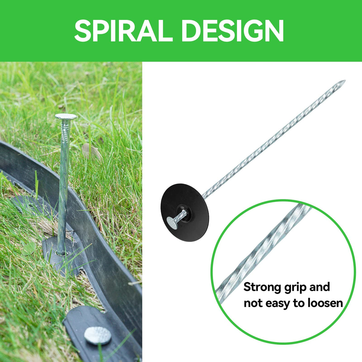 EISENSP spacer diameter 2.4 inches shown to prevent fabric escapes.