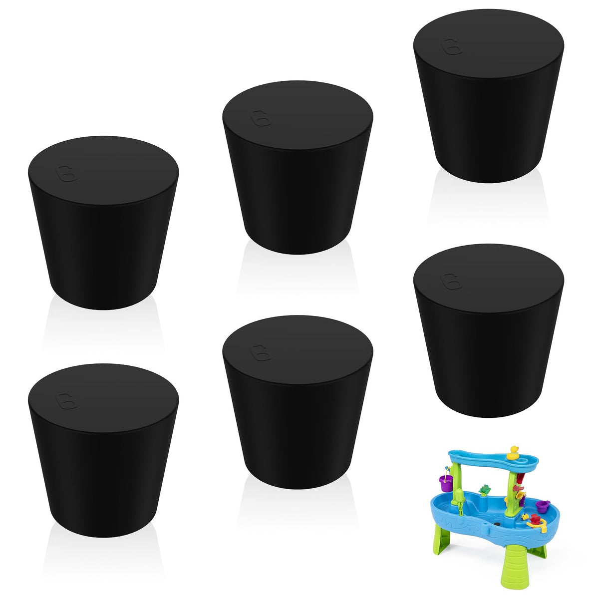 Eiszhjk Step2 plug 6-pack for quick replacements and reliable seals during water play
