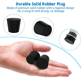 Eiszhjk tapered plug seal snugly, preventing leaks in water tables and test tubes