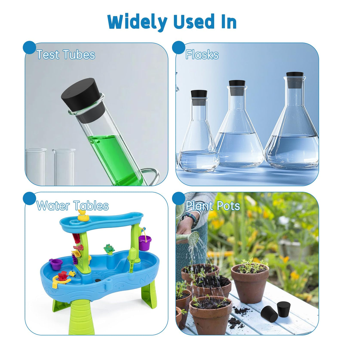 Eiszhjk test-tube plug ideal for sealing experiments or plant rooting containers