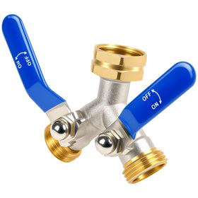 EJW hose splitter with extended handle for easy operation