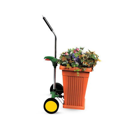 EJWOX heavy-duty plant dolly with 165 lb capacity moves large planters smoothly.