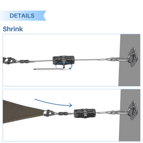 E&K cable clips and pad eyes ease installation and adjustment.