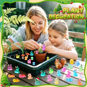 EKisemio fairy garden resin figures for luminous decor