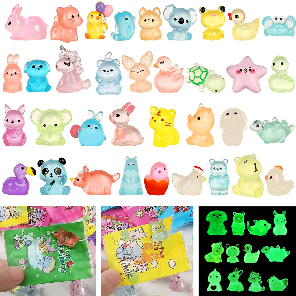 EKisemio resin-animals closeup shows smooth texture and detail