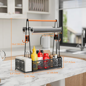 EKNITEY grill organizer features a durable waterproof coating for easy cleaning.
