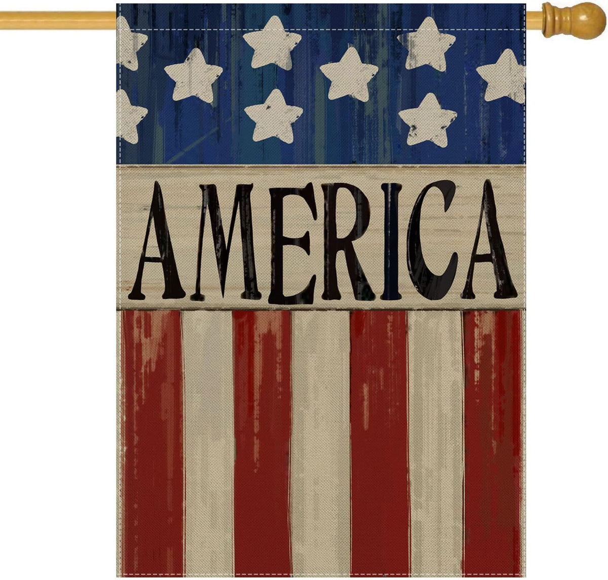 EKOREST 4th of July flag 28x40 with double-sided patriotic visuals.