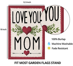 EKOREST Colorful Mother's Day flag enhances outdoor living areas with brightness.