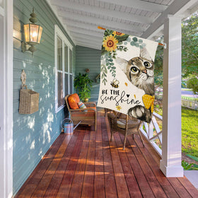 EKOREST Double-Sided Farmhouse Flag for year-round outdoor charm.