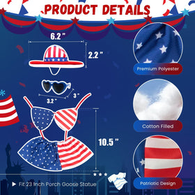 EKOREST includes hat, bikini top, and sunglasses for quick styling