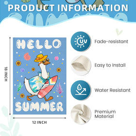 EKOREST 12x18 flag ideal for outdoor decor and seasonal display.