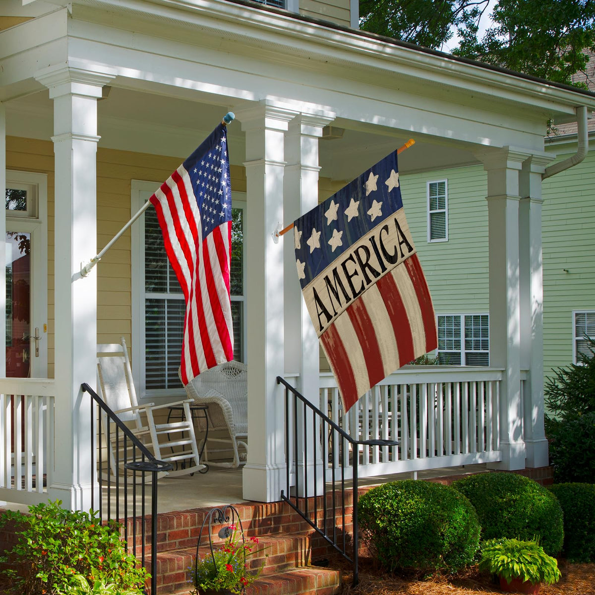 EKOREST house flag for porch or lawn, adding seasonal charm.