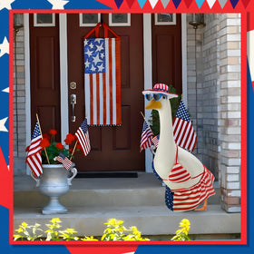 EKOREST USA 250th anniversary decoration outfits for lawn statues