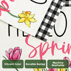 EKOREST washable outdoor flag for easy seasonal maintenance.
