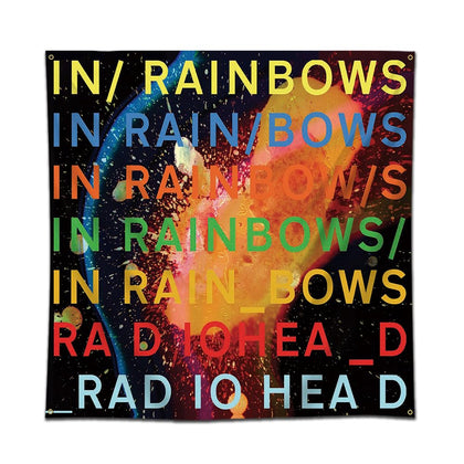 Eksent Tapestry In Rainbows flag with vibrant colors for dorm decor